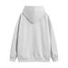 Large Letter Five-Pointed Star Print Hoodie Men's Loose Pullover Vibe Hip-Hop Trend Niche Sports Casual_viptrois.com