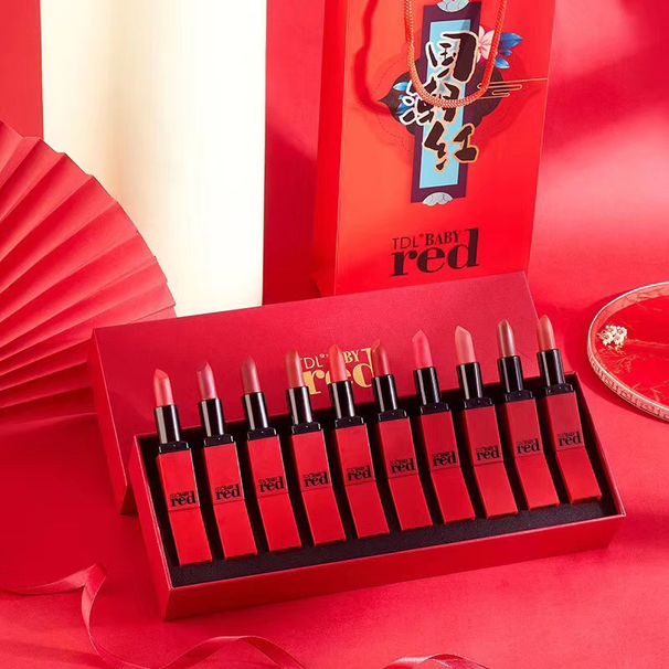 10pcs Fashion Veet Long-Lasting High Quality Lipstick For Women Makeup Cosmetic_viptrois.com