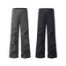 Men's Clothing Pleated Drape Flared Cleanfit Casual Pants_viptrois.com