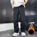 Men's Clothing Men's Winter Fleece-Lined Work Pants With Waterproof Fabric, Multi-Pockets, Straight Leg For Outdoor & Casual Wear (Black, Coffee)_viptrois.com