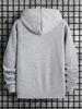Men's Autumn And Winter Casual Fashionable Loose Hooded Sweatshirt Boston Est 1997 Classic Letter Printed Warm Long Sleeved Pullover_viptrois.com
