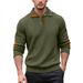 European And American Cross-Border Men's Stand Collar Casual Sports Jacquard Button Embroidered Long Sleeve Henry_viptrois.com
