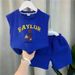 Mother & Kids New Boys Vest Suit Children's Stylish Baby Domineering Summer Boy Children's Summer Two Piece Suit_viptrois.com