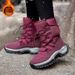 Men's Big & Tall Winter Snow Boots | Waterproof Insulated Mid-Calf Arctic Boots With Ankle Support_viptrois.com