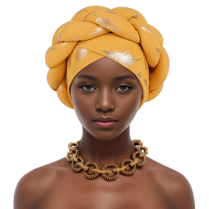 Elegant Knit Hijab Headscarf With Braided Accent – Breathable & Stylish For Women – Multiple Colors_viptrois.com