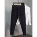 Men's Fashion Denim Trousers Personality Small Straight Leg_viptrois.com