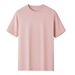 Men's Clothing Light Luxury Liquid Cool Round Neck Short Sleeved T Shirt For Mensmall White T Shirt_viptrois.com