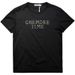 Men's Slim Fit Short Sleeve T-Shirt Lettered Trendy Brand Summer Casual Handsome White Top_viptrois.com