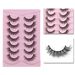 Beauty & Health Seven Pairs Of 5D Thick False Eyelashes Natural Messy Eyelashes Light No Burden Self-grafting False Eyelashes_viptrois.com