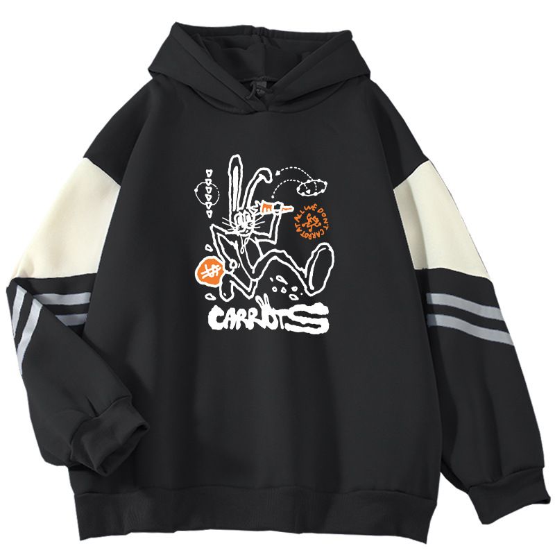 American Style Color Block Sweatshirt For Men, Loose Fit, Niche CARRDTS Pullover, Outerwear, Cool And Handsome Top_viptrois.com