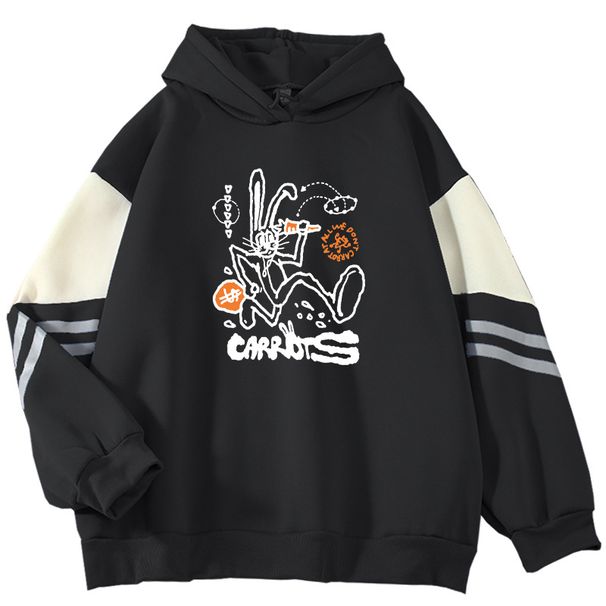 American Style Color Block Sweatshirt For Men, Loose Fit, Niche CARRDTS Pullover, Outerwear, Cool And Handsome Top_viptrois.com