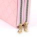 Wallet Card Cases Wallet Long Women's Double Layer Zipper Love Frosted Leather Mobile Phone Bag Women's Purse Large Capacity Wrist Clutch Bag_viptrois.com