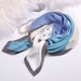 Square Or Women Korean Style Four-Grid Color Block Summer Decorative Neck Flight Attendant Proessional Small Silk_viptrois.com
