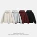 Monochrome Man- Heavyweight American Style Half-Zip For Men Women, Autumn And Winter Three-Dimensional Split Half-High Collar Solid_viptrois.com