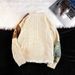 Pure Men's Sweater-Feel Trendy Brand Thickened Jacket Autumn Winter American Christmas Retro Japanese Style Lazy Knitted_viptrois.com