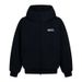 American Style Letter Embroidery High Neck Oversized Cardigan Hooded Sweatshirt Men's Street Fashion Loose Versatile_viptrois.com