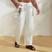 Men's Clothing New Comfortable Casual Loose Wide Leg Pants Beach Style Printed Solid Color Trousers For Men_viptrois.com