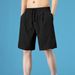 Men's Clothing Men's Shorts Summer Thin Large Size Casual Beach Pants Sports Ice Silk Loose Casual Shorts_viptrois.com