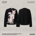 Oversized Unisex Hoodie With Dancing Cat Print - Cozy Long Sleeve Pullover For Autumn/Winter_viptrois.com