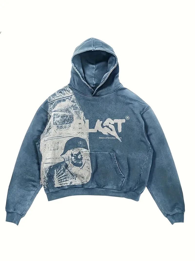 Y2K Streetwear Hoodie - Oversized Zip-Up Hooded Sweatshirt With Bold Letter Print (XS-6XL, Multiple Colors)_viptrois.com