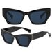 Men's Sunglasses New Beige Cat Eye Sunglasses Texture Ladies High End Fashion Trend Outdoor UV Protection_viptrois.com