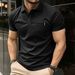 Men's Patchwork Pocket Polo Shirt – Trendy Contrast Color Design For Casual & Streetwear Style_viptrois.com