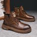 European Warm Series Martin Boots Trendy Casual Versatile Warm Work Non-Slip Wear-Resistant Fashion Sports Men's Shoes_viptrois.com