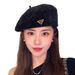 Autumn And Winter New Hat Women's Retro Beret Big Head Circumference Showing Face Small Painter Hat Korean Version Casual Versatile Forward Hat_viptrois.com