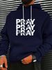 Men's Autumn And Winter Casual Fashion Loose Hoodie, Pray Print Warm Long Sleeved Pullover Sweater_viptrois.com