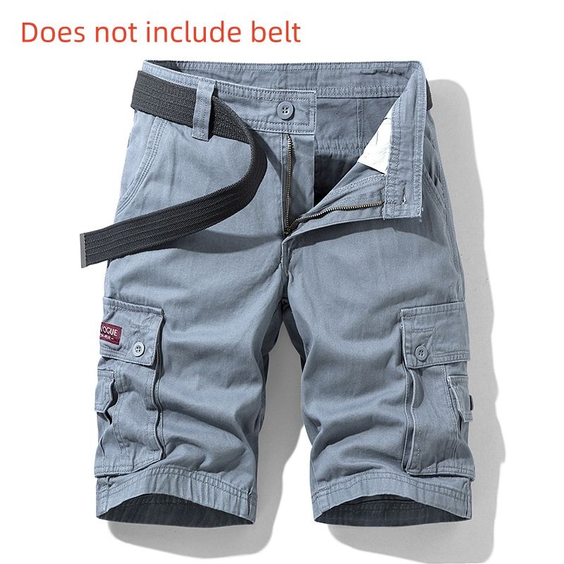 New Summer Men's Trendy Multi-pocket Work Pants In Lightweight Style For Casual And Fashionable Wear_viptrois.com