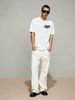 Men's Clothing Men's 100% Cotton Short Sleeve T-Shirt AETHIR Graffiti Logo Trendy Brand Summer High Street Loose Fit Top Versatile Niche Style_viptrois.com