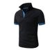 New Summer Stritching Men's Shorts Sleeve Polo S-5XL Men Tee Shirt_viptrois.com