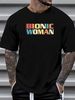 Bionic Wo - Get Well Hip Replacement Surgery Recovery T-Shirt Comfortable Streetwear Slightly Fashion Top For Everyday Wear Homme Breathable_viptrois.com