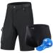 2025 Outdoor Loose Men Road Bike Multi-Pocket Shorts Five-Point Pants Cycling Underwear Set_viptrois.com