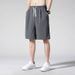 Men's Clothing Summer Thin Loose Large Size Outer Wear Big Pants Ice Silk Sports Shorts_viptrois.com