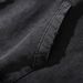 American Street Style Rose Letter Men's Ins Niche Loose Frayed Washed Vintage Hoodie_viptrois.com