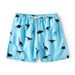 Men's Shorts Triangle Net Inside Dinosaur Print Beach Pants_viptrois.com