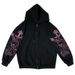 Zipper Korean Style Dark Long Sleeve Plus Size Hooded Sweatshirt Y2K Cute Girl Jacket_viptrois.com