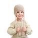 Baby clothing Solid color knitted baby hairball hat_viptrois.com