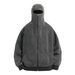 Men's Clothing 2025 New American Street Washed Hoodies Loose Jackets Functional Style Cardigan Zipper Sweatshirt_viptrois.com