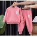 2025 Boys' Suit Children's Sweatshirts And Pants Girls' Spring Clothes Casual Pants Small And Medium Children's Long Sleeved T Shirts Wholesale_viptrois.com