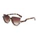 Two Circles Diamond Studded Half Frame Sunglasses - Women's Luxury Fashion Sunglasses (Model T1011)_viptrois.com