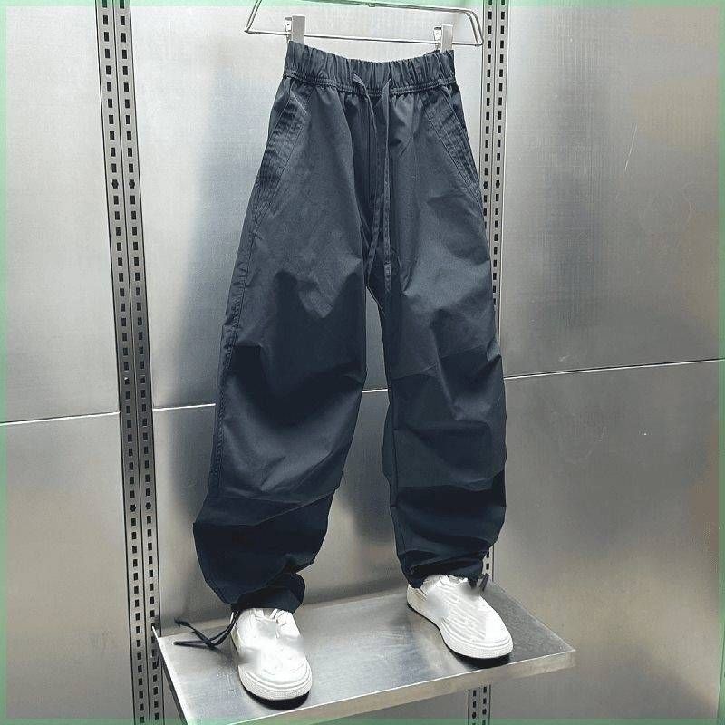 Summer American High Street Straight-leg Casual Pants For Men, Loose And Trendy Men's Tight-fitting Pants, Versatile Men's Pants_viptrois.com