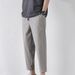 Men's Clothing New Breathable Ice Silk Stretch Nine Point Pants Men's Quick Drying Casual Small Feet Four Sided Stretch Air Conditioning Pants_viptrois.com