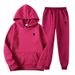 Men's Clothing 2025 European And American Autumn And Winter New Hooded Sweatshirt Pony Print Loose Plus Velvet Suit_viptrois.com