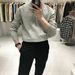 Korean-Style Minimalist Lapel Sweater – Solid Color Crewneck Pullover (Grey/White/Black, M-3XL)_viptrois.com
