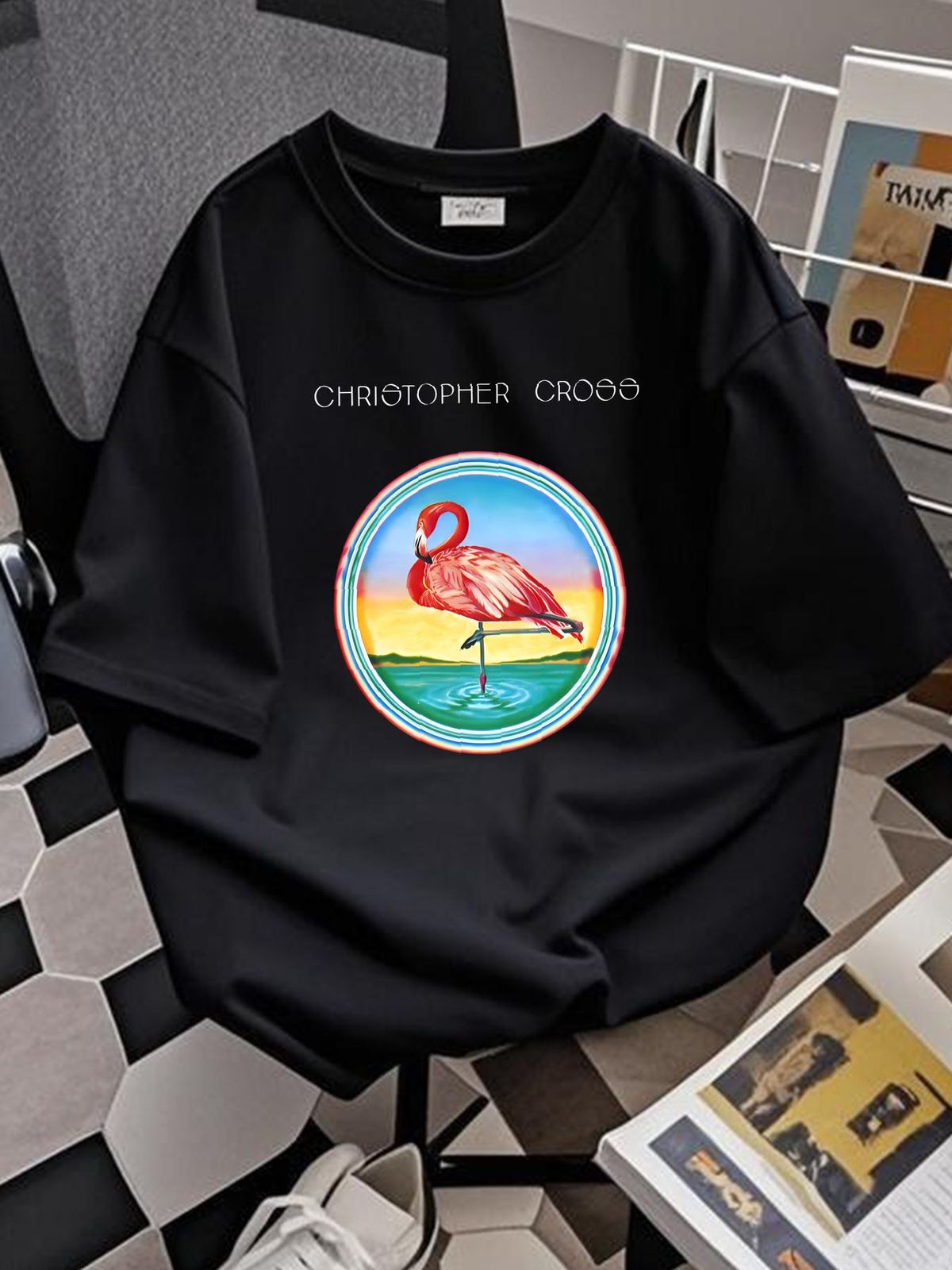 Album Covers - Christopher Cross Shirt Short Sleeve Green Unisex S-5XL BY606 Graphic Breathable Top For Everyday Wear Versatile Designer Clothes_viptrois.com