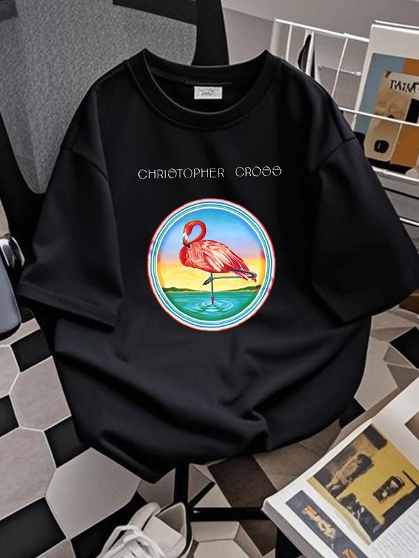 Album Covers - Christopher Cross Shirt Short Sleeve Green Unisex S-5XL BY606 Graphic Breathable Top For Everyday Wear Versatile Designer Clothes_viptrois.com