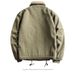 Men's Heavyweight Vintage Workwear Jacket – Fleece-Lined Cotton Coat With Sherpa Collar, Winter Warm Workwear Style (M-6XL)_viptrois.com