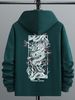Men's Autumn And Winter Casual Fashionable Loose Hooded Sweatshirt With Dragon Print Warm Long Sleeved Pullover Sweater_viptrois.com